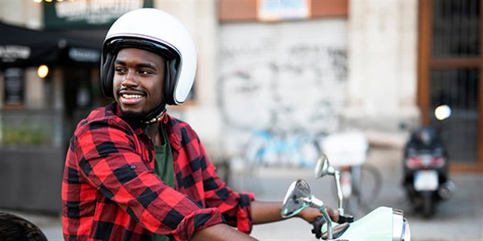 Uomo in moto Uomo in moto