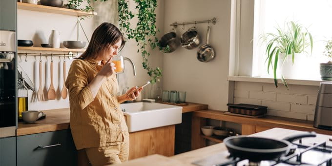 Woman in the kitchen Woman in the kitchen