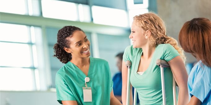 Women in hospital Women in hospital