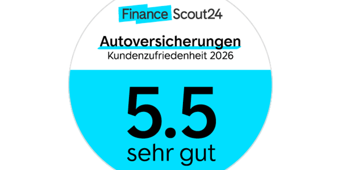 Siegel FinanceScout24 beste Autoversicherung 2026 Siegel FinanceScout24 beste Autoversicherung 2026