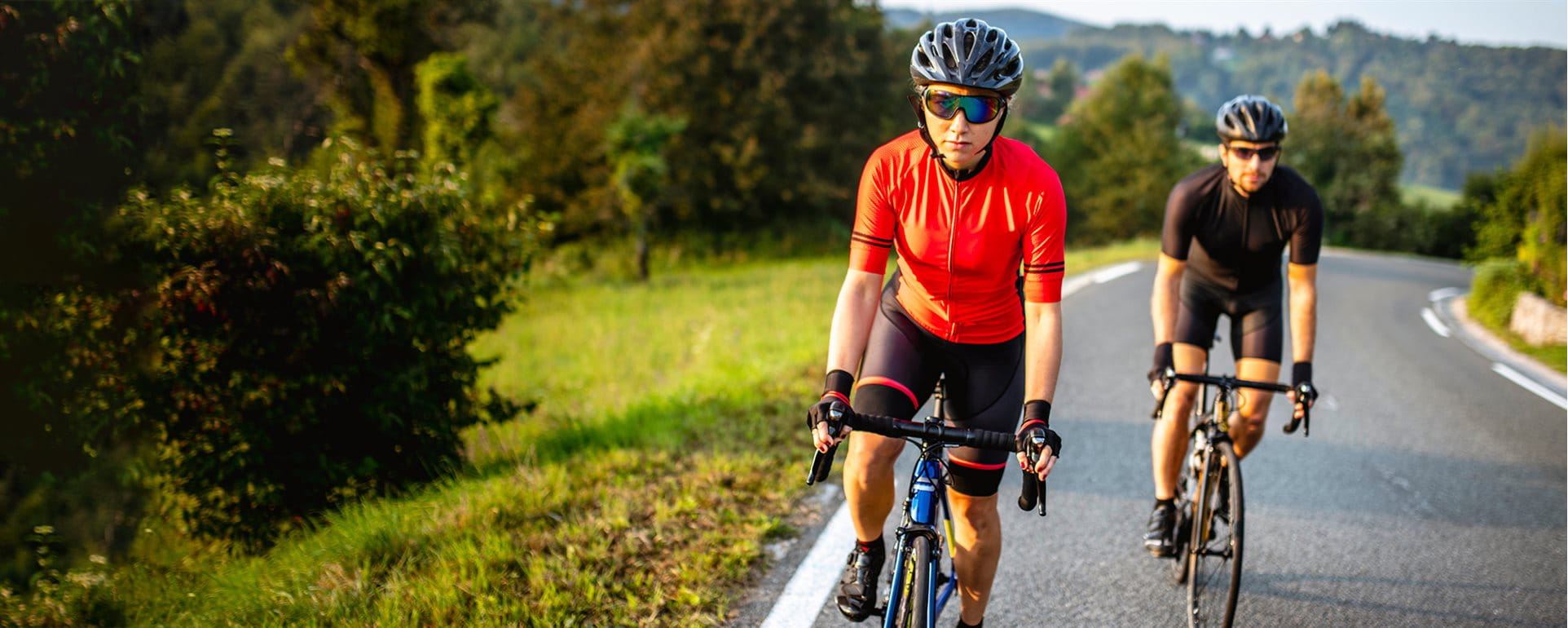 Velofahrer auf Tour Velofahrer auf Tour