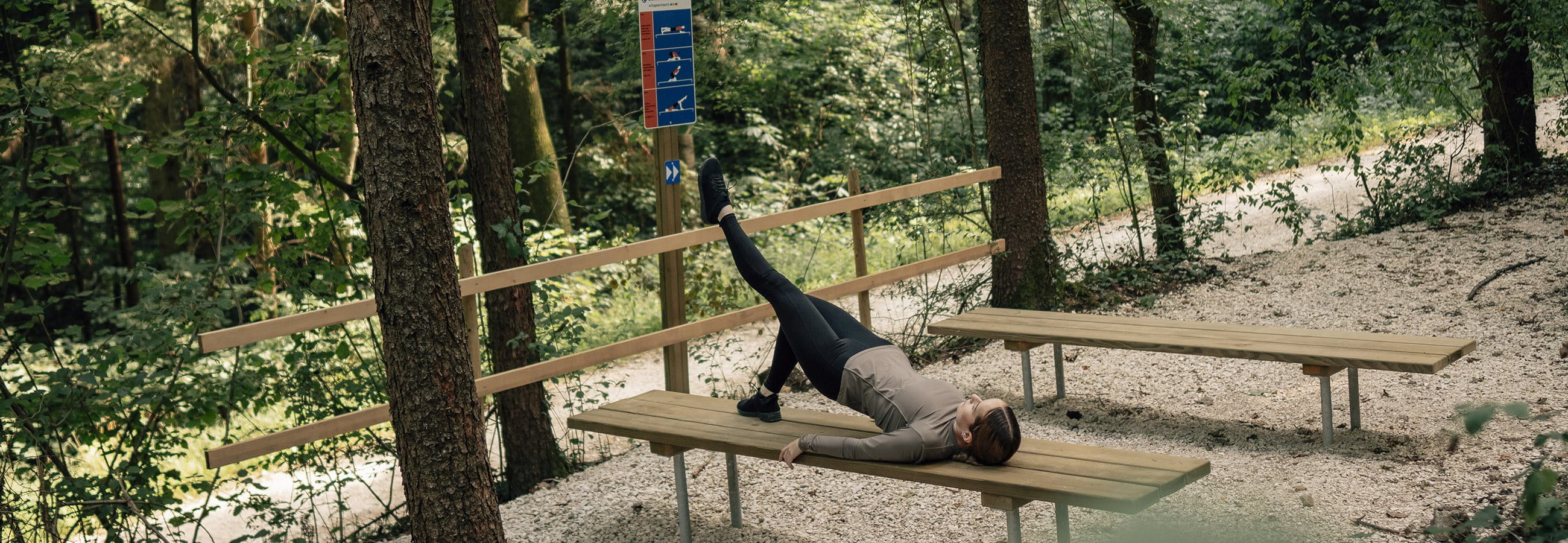 Zurich vitaparcours:  Frische Luft, Bewegung  und Naturerlebnis