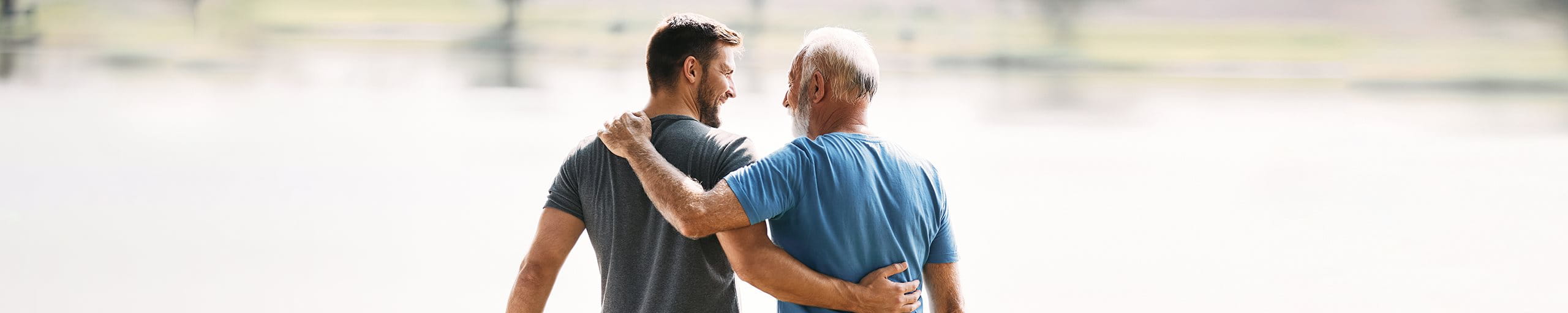 Ein Vater und sein Sohn