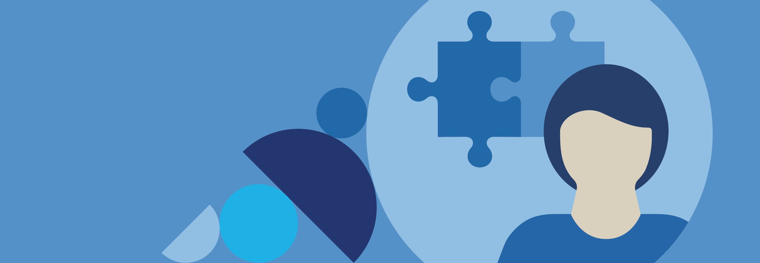 Donna e puzzle Donna e puzzle