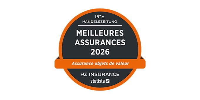 Écusson de qualité pour la meilleure assurance 2026, en orange et noir. Écusson de qualité pour la meilleure assurance 2026, en orange et noir.