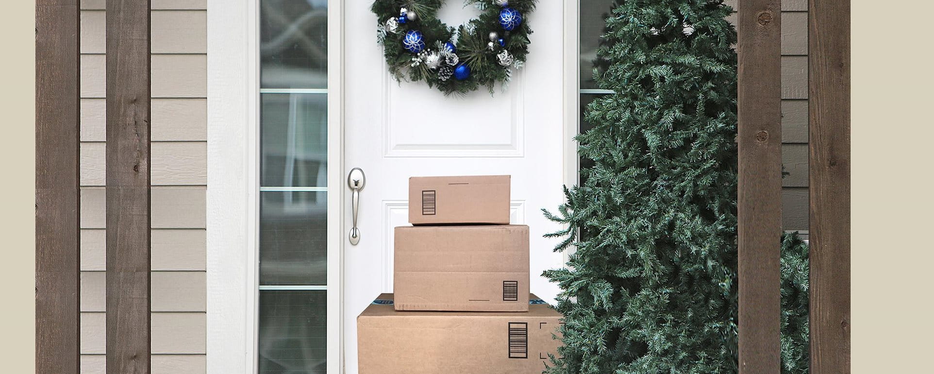 Paket vor Haustür Paket vor Haustür