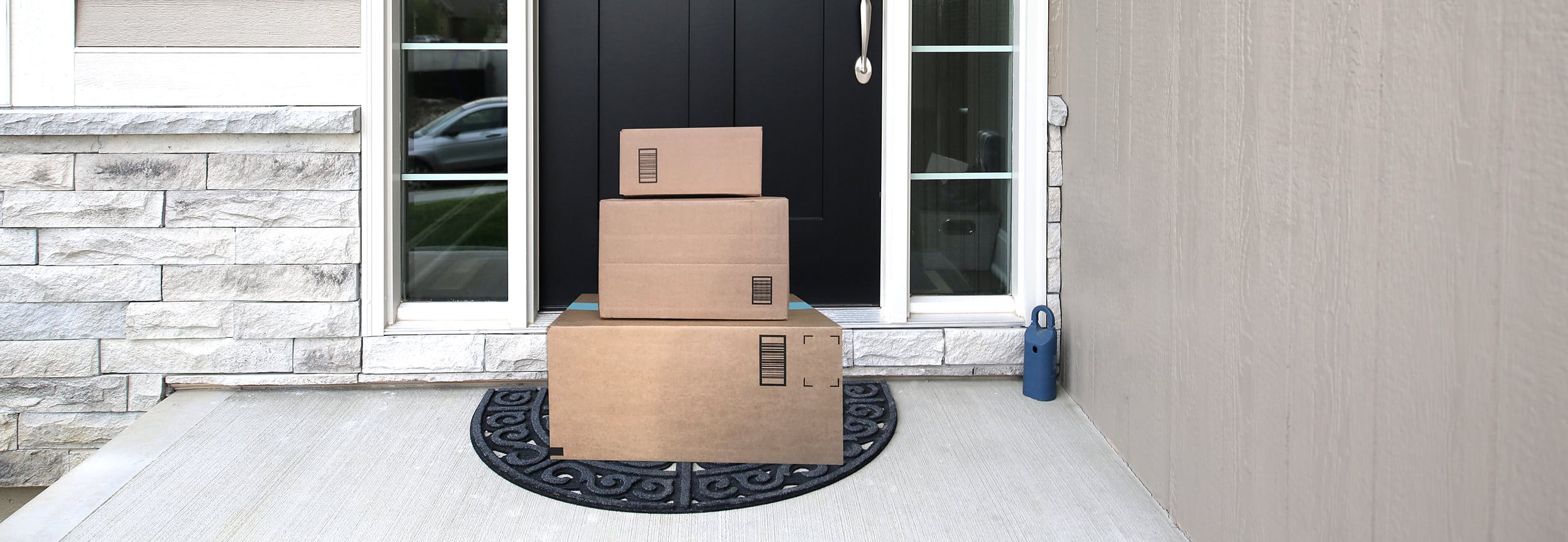 Paket vor Haustür