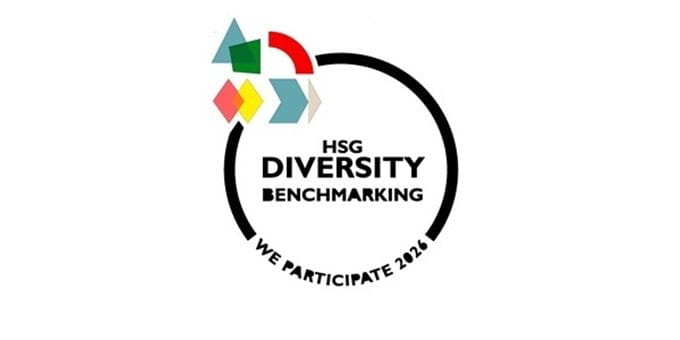 HSG Diversity Benchmarking Lable 2026 Logo for HSG Diversity Benchmarking with colors and text.