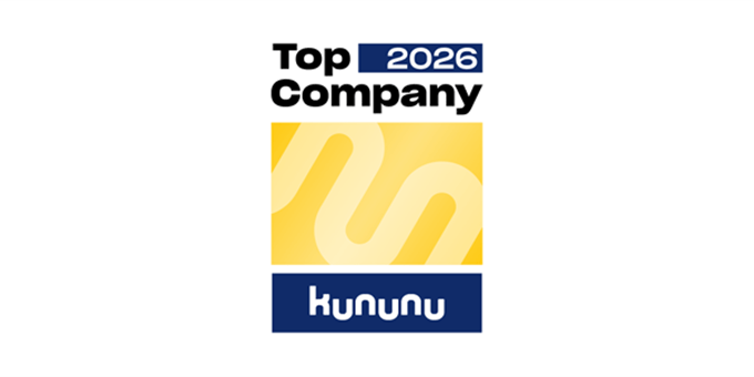 Logo of kununu on a black background with white text. Logo of kununu on a black background with white text.