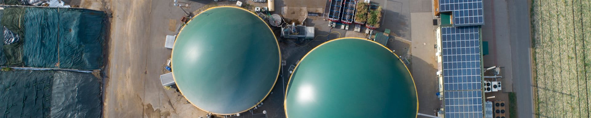 Industrial plant from above Industrial plant from above